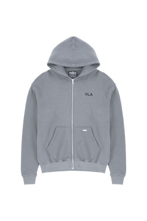 YoungLA 515 Monarch Zip-up Hoodie Harmaat Pesu | KVCQM9516