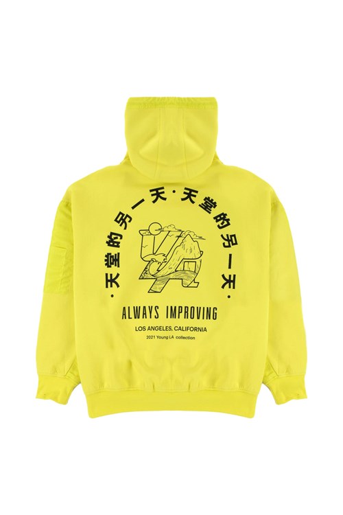 YoungLA 521 Goat Hoodies Keltainen | GSBRE8416