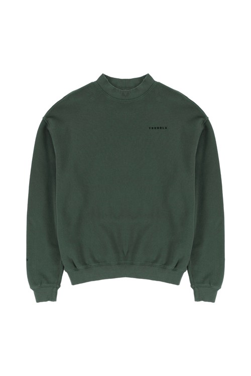 YoungLA 525 Monarch Mock-neck Villa Vihreä Pesu | GFCMI3124