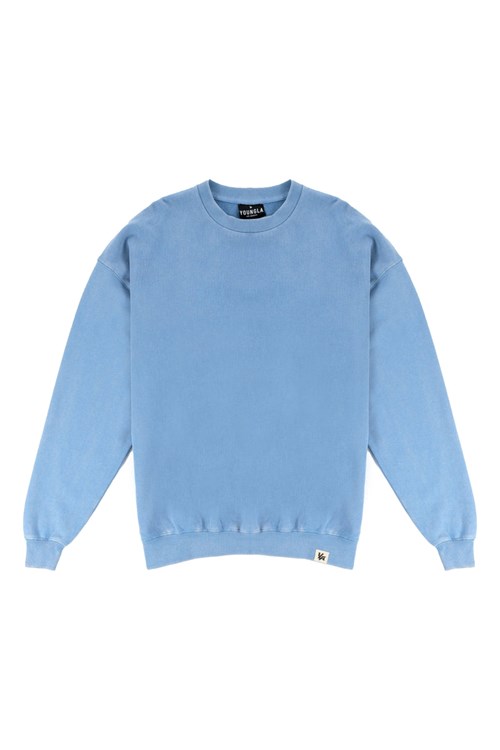 YoungLA 530 Gin N Juice Oversized Crewnecks Sininen Pesu | SRFCW1539