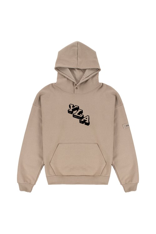 YoungLA 551 Campus Hoodies Latte | ITWAX5918