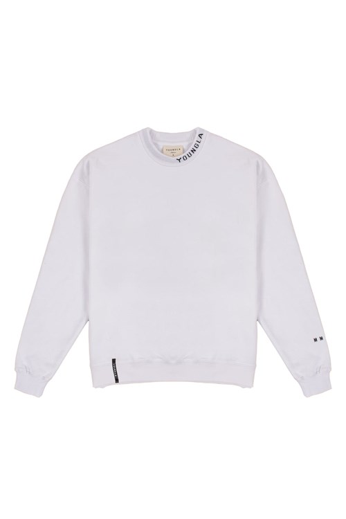 YoungLA 557 Trademark Crewnecks Valkoinen | MOULA0658