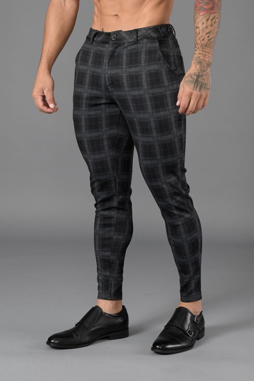 YoungLA 615 New Mekko Pants Black/Grey | TLOHF5042