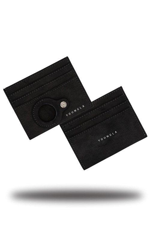 YoungLA 725 Executive card holder Mustat | PSVRT1042