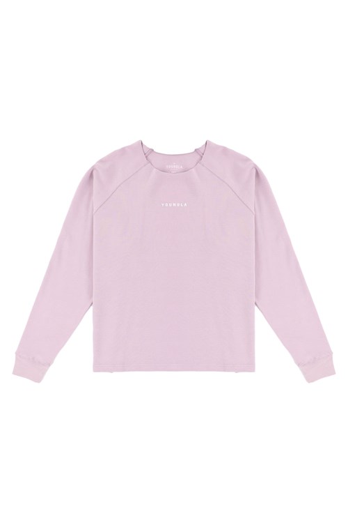 YoungLA 815 Raw Neck Cloud Longsleeves Laventeli | YTULX9157