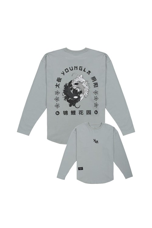 YoungLA 822 Bushido Longsleeves Vihreä | DXMQA9658