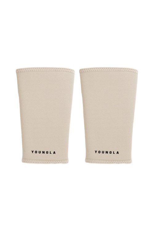 YoungLA 914 Knee Sleeves Tan | HTCUA5273