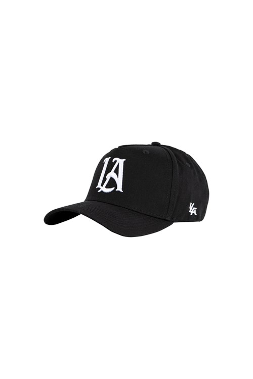 YoungLA 920 A-Frame LA Snapback Hat 2.0 Mustat | PKIMC9514