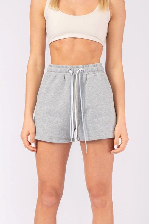 YoungLA W107 Triple String Shorts Harmaat | YLIZG9730