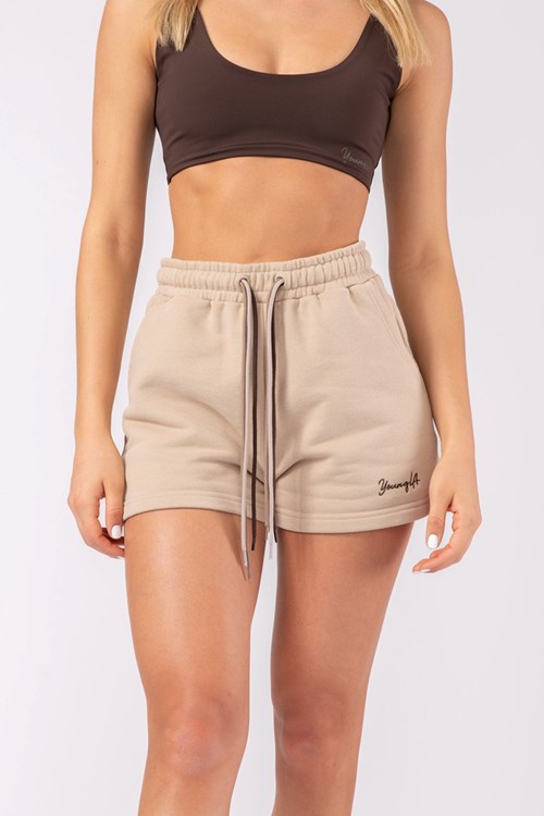 YoungLA W107 Triple String Shorts Vaalean | EAHCS6807