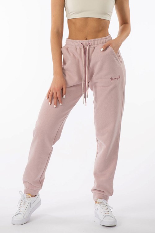 YoungLA W207 Triple String Joggers Pinkki | KZLVD5207