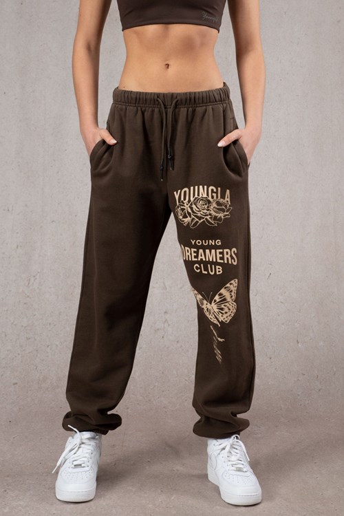 YoungLA W211 Dreamers Joggers Ruskea Pesu | KRBVS9503